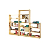 thumbnail of Möbilia Bücherregal | mit 2 Böden | Kiefer-Holz | B 80 x T 30 x H 100 cm | 19020056 | naturfarben lackiert | Serie REGAL