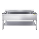 thumbnail of Plonge inox grande cuve 1400x600mm avec 1 bac PREMIUM - GOLDINOX