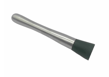 METRO Professional Mazo mortero para Caipiriña, acero inoxidable / PP, Ø 3,3 x 20,5 cm, plata / negro