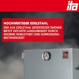 thumbnail of Räucherofen 7005 - 81x28x40 cm - Premium Räucherschrank - Edelstahl - Smoker mit Thermometer