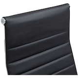 thumbnail of Chaise de bureau Kolumbus cuir véritable Noir