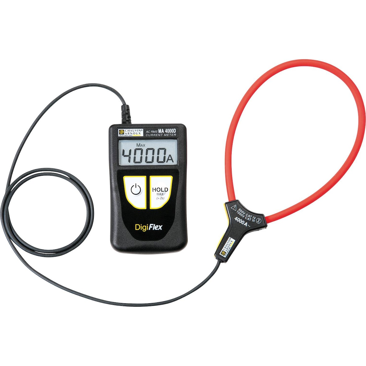 Chauvin Arnoux MA 4000D Stromzange, Hand-Multimeter digital CAT IV 600 V Anzeige (Counts) P01120577Z