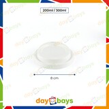 thumbnail of DayBays 1000 Stk. Deckel für Kaffeebecher Ø80 mm "Coffee To Go Becher Deckel für 200ml/300ml" weiß