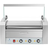 thumbnail of Royal Catering Asador de salchichas - 7 rodillos - cajón calentador - acero inoxidable