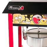 thumbnail of Romux® Macchina per Popcorn Rossa con Tetto Nero 56x42x76 cm | Macchina Professionale per Popcorn in Acciaio Inox e Vetro per Fiere – 1440 W e 220 V