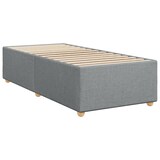 thumbnail of vidaXL Boxspringbett mit Matratze Hellgrau 80x200 cm Stoff