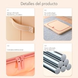 thumbnail of Joybos - Maxi-Set mit 2 Aufbewahrungsboxen für Kleidung, 66 + 100 l, faltbar, aus Textilmaterial