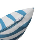 thumbnail of Set van 2 rechthoekige lichtblauwe kussens, 50 x 30 cm