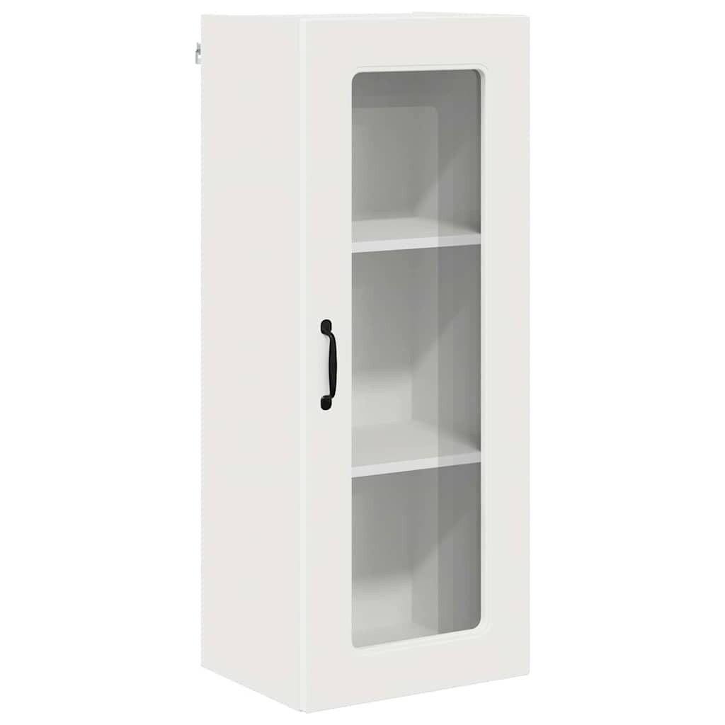vidaXL Küchenwandschrank mit Regal Weiß 40 x 31 x 100 cm Holzwerkstoff