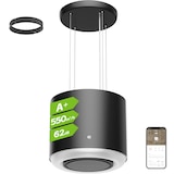 thumbnail of CIARRA A+ 550m³/h eiland bonnet Vrijhangend bonnet WiFi App Touch 4 niveaus booster recirculatie VM4838B