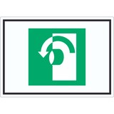 thumbnail of Zum Öffnen gegen Uhrzeigersinn drehen Symbol Aufkleber A1 (594x841mm)