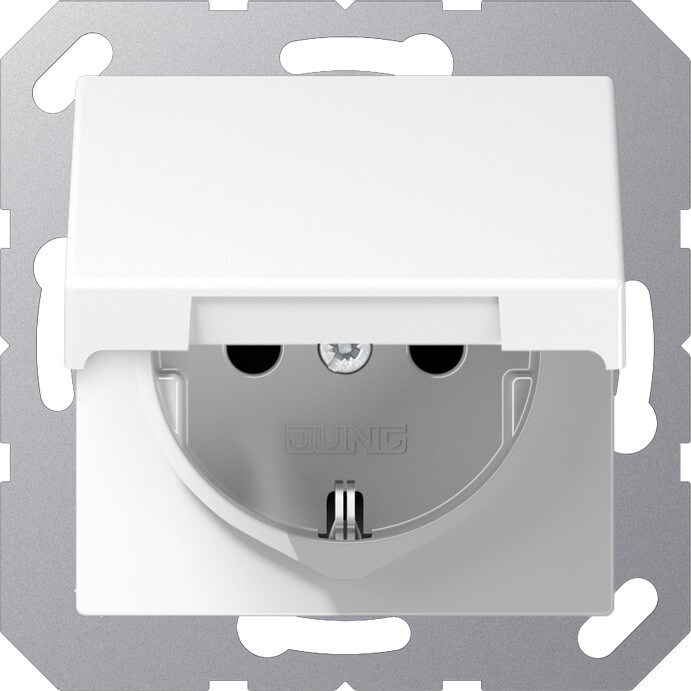Jung SCHUKO Steckdose A 1521 KL WW A1521KLWW