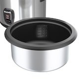 thumbnail of Reiskocher mit Dampfgareinsatz, 1,8 l, Warmhaltefunktion - silber