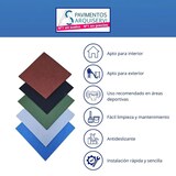 thumbnail of Pavimentos Arquiservi - Losetas de Caucho - Pack 10 - 50x50x20mm (Azul)