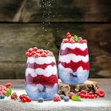 thumbnail of Relaxdays Weingläser ohne Stiel, 2er Set, Rotweinbecher, je 500 ml Fassungsvermögen, Wassergläser, Dessertgläser, blau