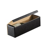 thumbnail of Caja de cartón para 1 botella de vino tinto 340x90x90mm 5 unidades
