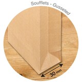 thumbnail of Clairefontaine 250x 250 Dehnb Tasche 229x324x30 Kraft 120g- Braun 17450C