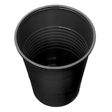thumbnail of MONOUSO - Plastikbecher PP Wiederverwendbar Schwarz 240ml (25 Stück)