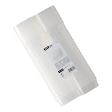 thumbnail of 550 Feinkostbecher, PP eckig 200 ml 3,5 cm x 8,6 cm x 10,9 cm transparent mit Originalitätsverschluss