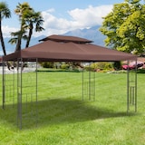 thumbnail of Techo de Repuesto 4x3 m para Cenador de Jardín 2 Niveles Transpirable con 10 Orificios de Drenaje Cubierta de Repuesto de Gazebo Pabellón Exterior