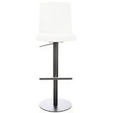 thumbnail of Conjunto de 2 bancos de bar Cadiz com cobertura em imitação de pele preto/branco