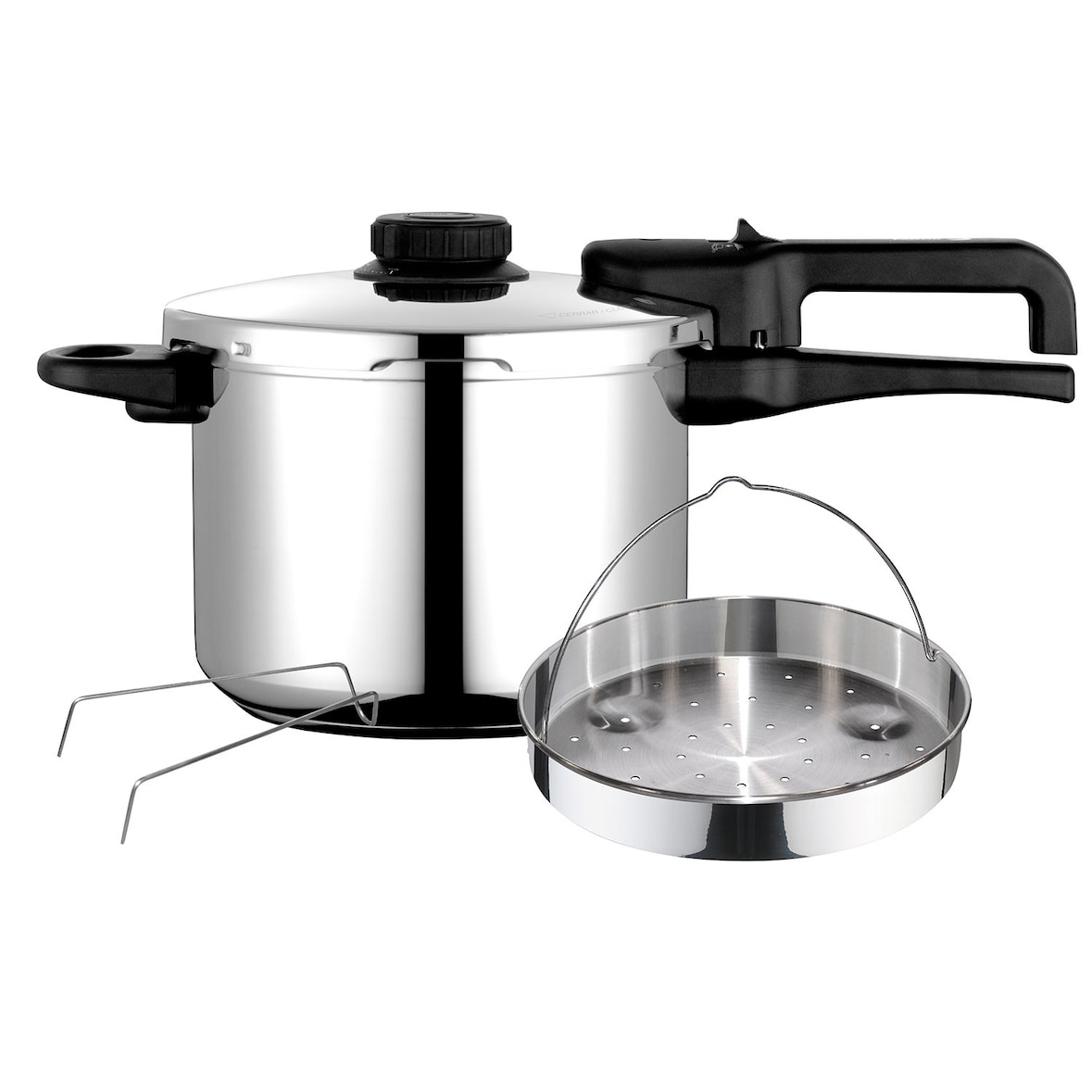Fagor Dual Xpress Pentola a Pressione 6 L, Induzione, Acciaio Inox. 18/10, Regolatore di Pressione