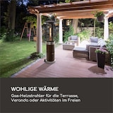 thumbnail of Goldflame Deluxe Terrassenheizstrahler 36.000BTU/11kW mobil Edelstahl Bronze-Metallic