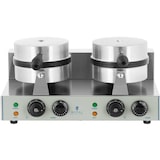 thumbnail of Royal Catering Doppel-Waffeleisen mit 2 x 1.300 Watt - rund