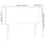 thumbnail of Décoshop26 - Cabeceira acessório para quarto móvel com grade lateral 103 x 16 x 78/88 cm material sintético preto TDL0204623