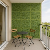 thumbnail of WellHome – Giardino verticale artificiale – Pannello siepe 100x100 cm per interni ed esterni – Foglie verdi