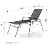 thumbnail of Sieger 975/C-M Komfort-Stapelrollliege Bodega, champagner, mocca