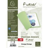 thumbnail of Exacompta 100er Packung Aktendeckeln aus Recycling Karton 220g Forever, 24x32cm