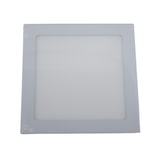 thumbnail of Luminária de embutir LED quadrada ultrafina de 15W, 1100lm, 22,5x22,5cm, branca, 4000K, 25000H, com Primer Leader.