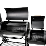 thumbnail of TAINO CHIEF 130 KG Smoker BBQ Grillkamin Räucherofen Holzkohle Grill 3,5mm Stahl