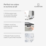 thumbnail of Icefestival Cube Eiswürfelbereiter 400W 1,9l 20kg/24h Edelstahl