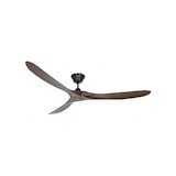 thumbnail of Eco Genuino 180, Ventilador negro y nogal sin luz, CasaFan