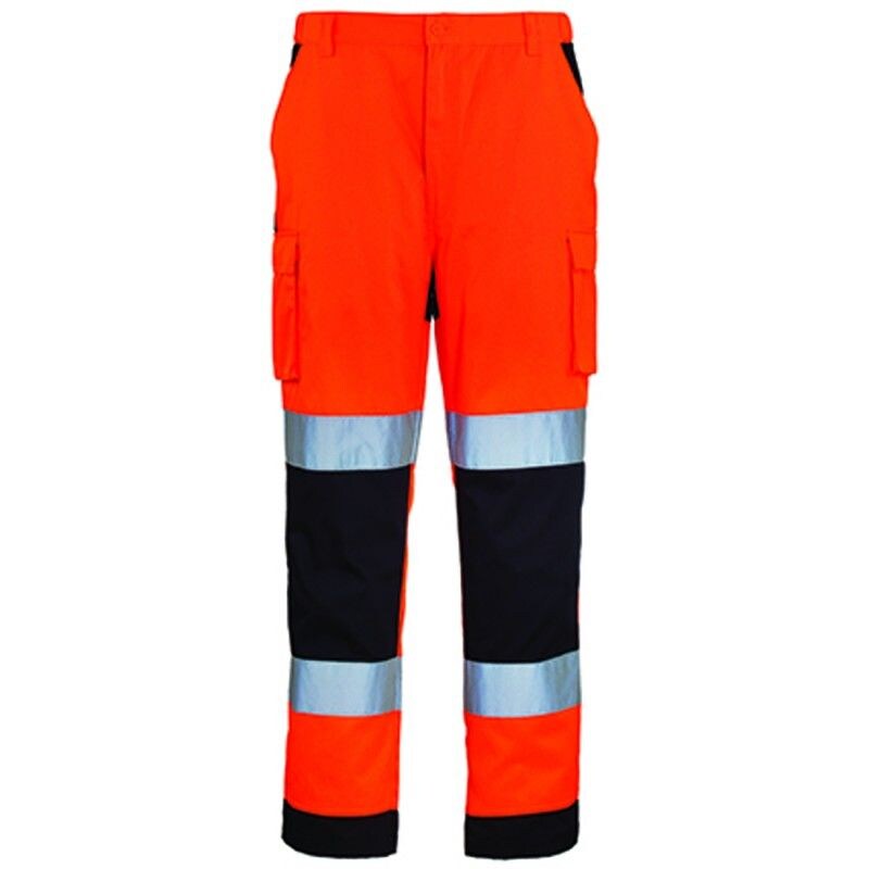 Coverguard - Pantalon de travail HV orange bleu marine PATROL Orange / Bleu Marine Taille S