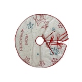 thumbnail of Weihnachtsbaumdecke Deko Christbaumdecke Bodenschutz grau Filz Ø 760 mm 1 Stück