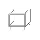 thumbnail of Gastro M Unterschrank 60/60B