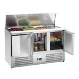 thumbnail of Positief geventileerde saladette 390 Liter 4 x GN 1/1 (D)150 mm, 3 deuren GN 1/1, chroomnikkelstaal, 320 W, 220 V - MONO