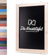 thumbnail of Kreidetafel mit Holzrahmen / Kiefer 60x150cm