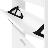 thumbnail of vidaXL Schuhschrank Hochglanz-Weiß 59x17x150 cm Holzwerkstoff