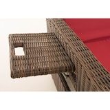 thumbnail of Divano Ancona 5mm marrone-meliert/rosso rubino