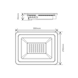 thumbnail of Proiettore LED Bianco 200-265VAC 100W 4000K