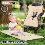 thumbnail of MONZANA® Baby Fußsack Premium Waldschattengrün