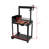 thumbnail of IMOR® Barbacoa con Brasero para Carbón y Leña Modelo ARGENGRILL