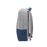 thumbnail of rivacase 7562 grey/dark blue anti-theft Laptop backpack 15.6