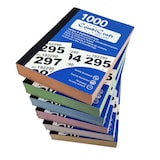 thumbnail of CombiCraft nummerbloks 1 tot 1000 - garderobenummers - dubbelnummers - 6 boekjes