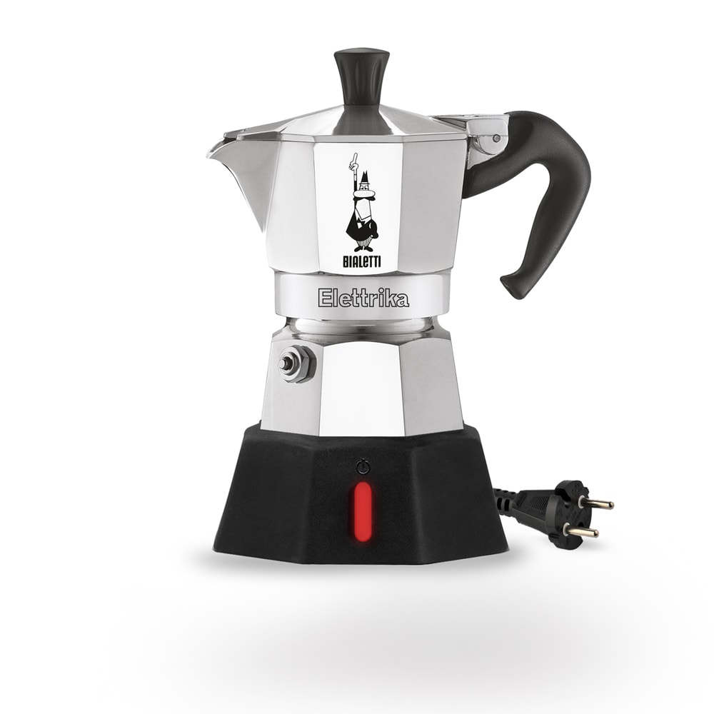 Cafetière Italienne Moka Express I love coffee 2 tasses Inox -  Argent / Métallique  Acier Inoxydable (inox  Bialetti 13.00x12.00 cm