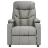 thumbnail of vidaXL Massagesessel Elektrisch Hellgrau Stoff